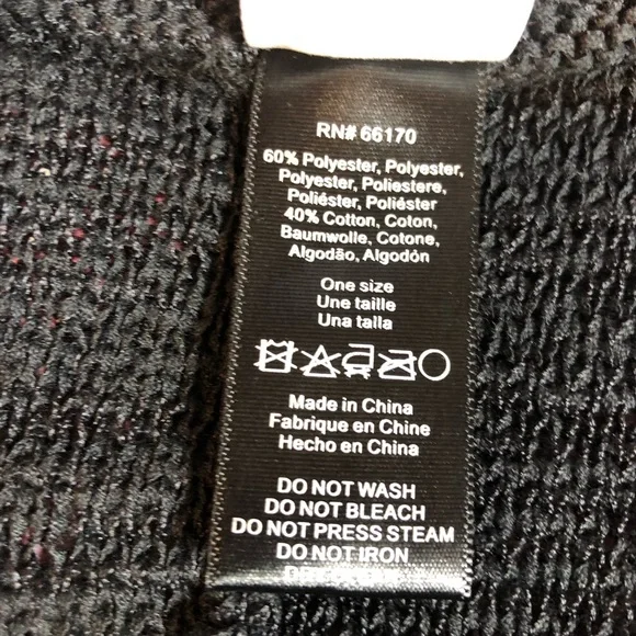 Akemi +Kin by Anthropology Women’s Black Open Front Knit Cardigan One Size - Picture 3 of 4